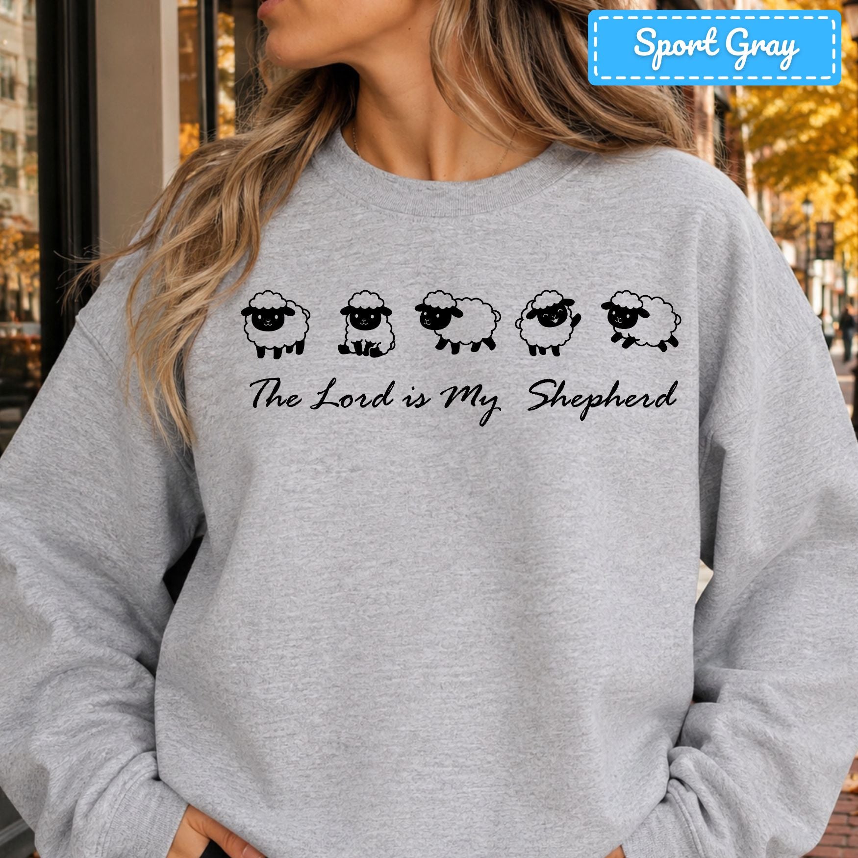 The Lord Is My Shepherd Christian T-Shirt, Sheep Flock Sweatshirt, Faith Tee