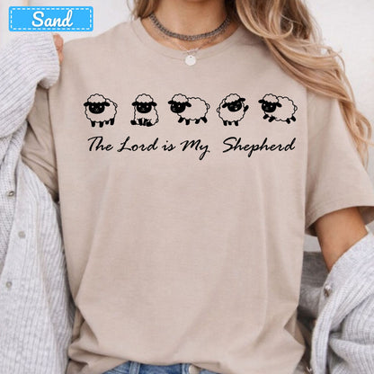 The Lord Is My Shepherd Christian T-Shirt, Sheep Flock Sweatshirt, Faith Tee