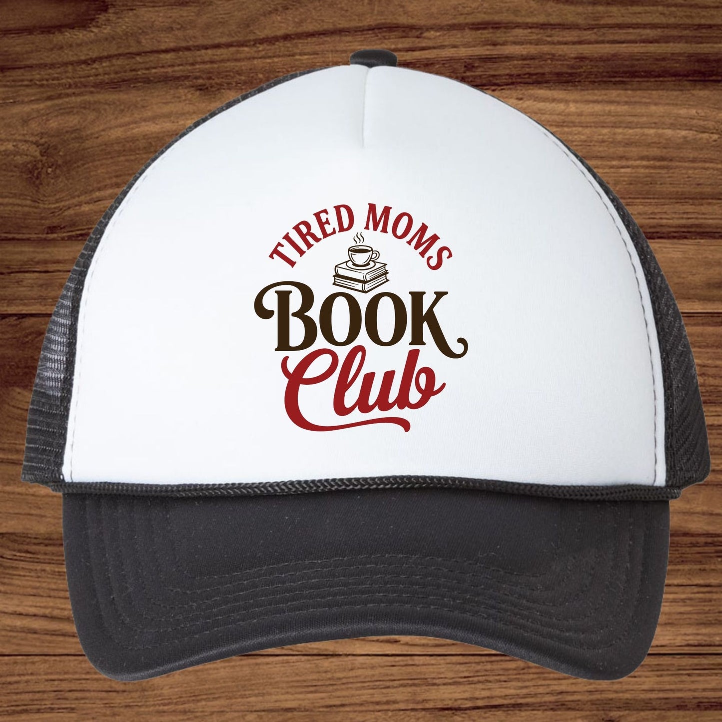 Tired Moms Book Club DTF Transfer ready to Press