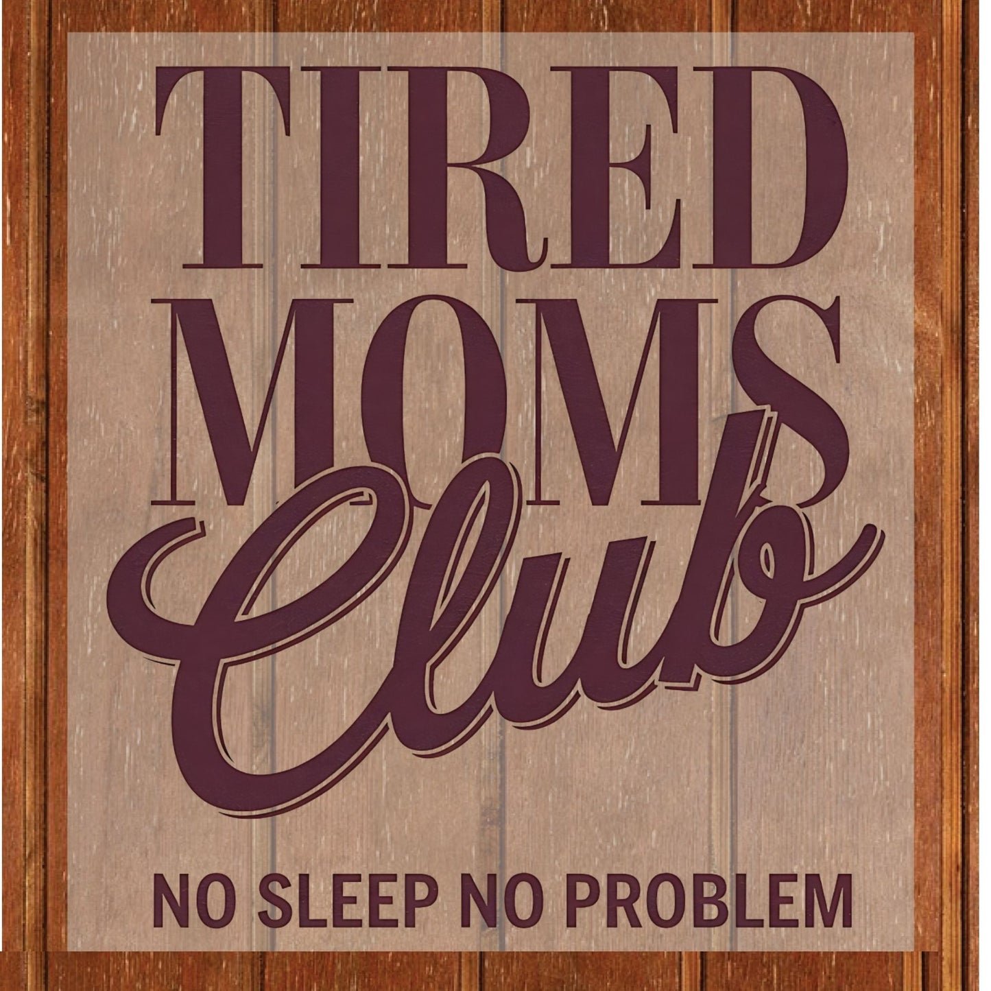 Tired Moms Club DTF Transfer ready to Press Mama Life Heat Transfer for Shirts Mothers Day UV Sticker Print