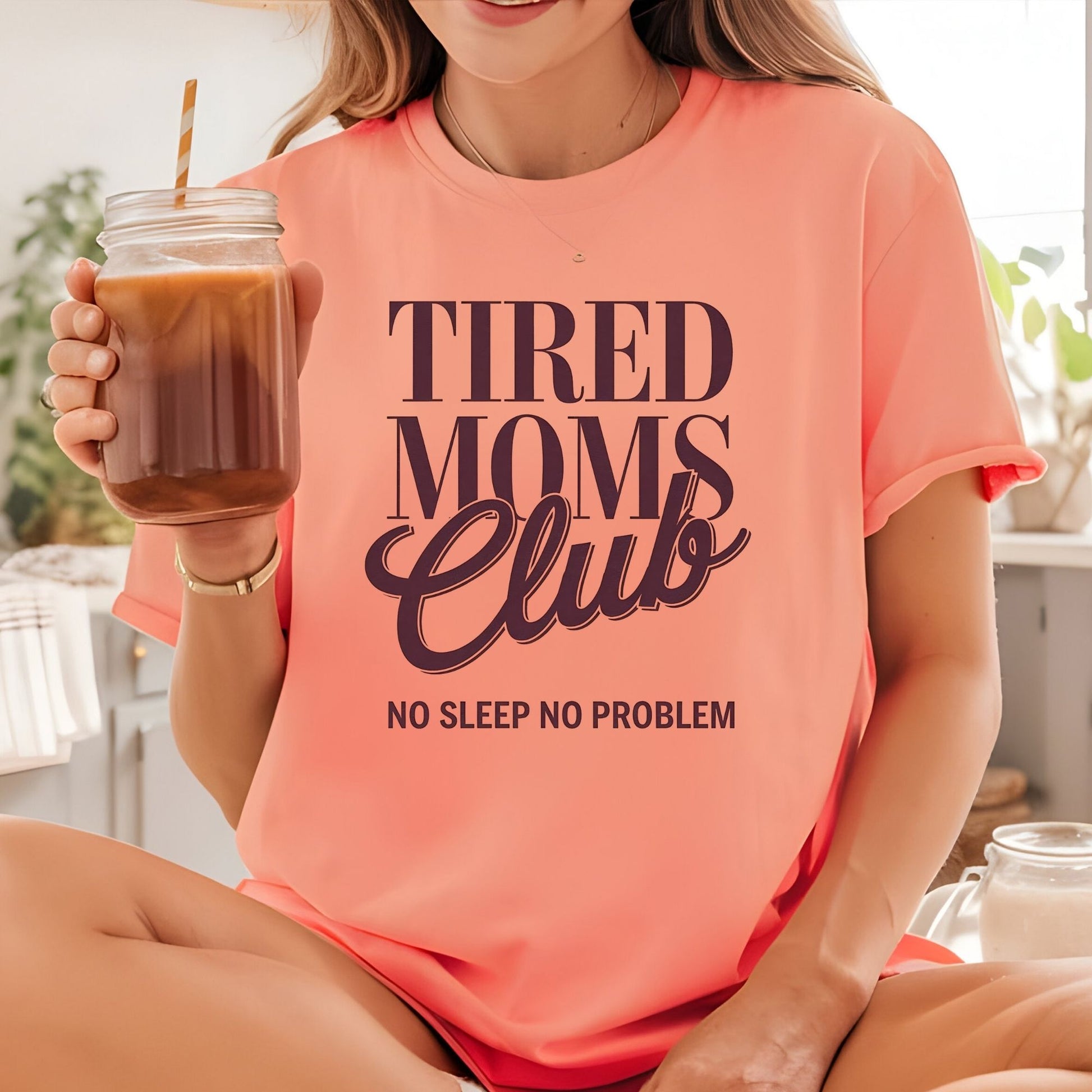 Tired Moms Club DTF Transfer ready to Press Mama Life Heat Transfer for Shirts Mothers Day UV Sticker Print