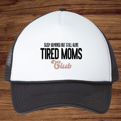 Tired Moms Club DTF Transfer ready to Press