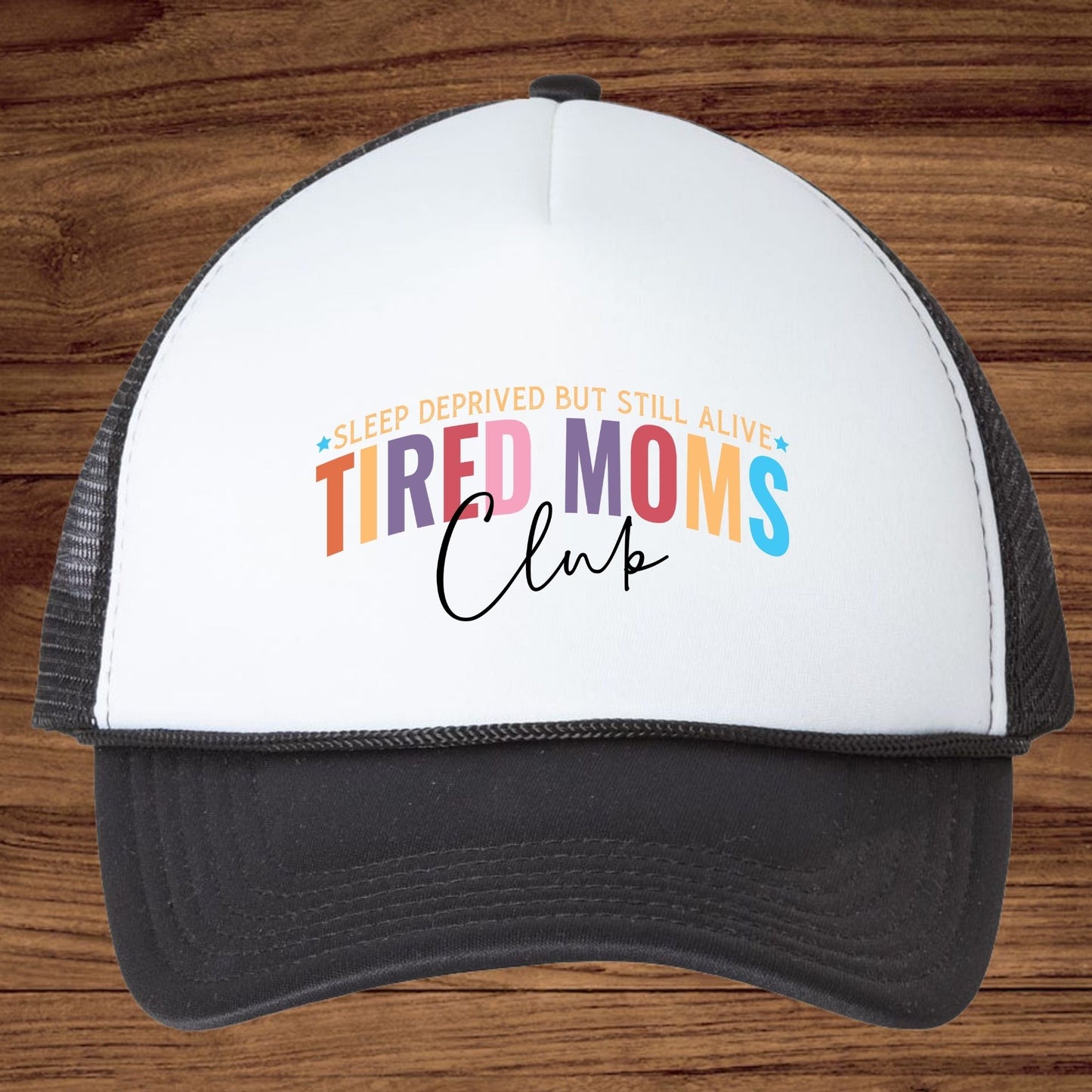 Tired Moms DTF Transfer ready to Press