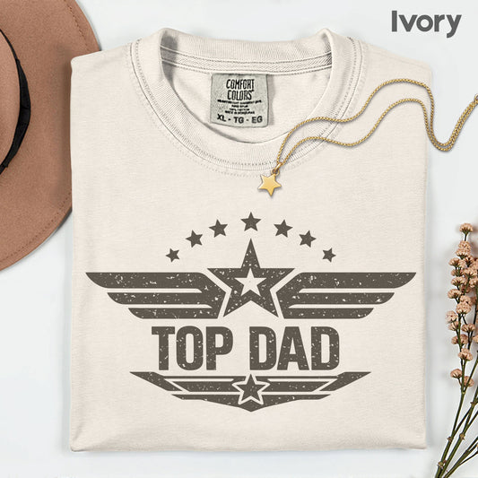 Top Dad Comfort Colors T Shirt