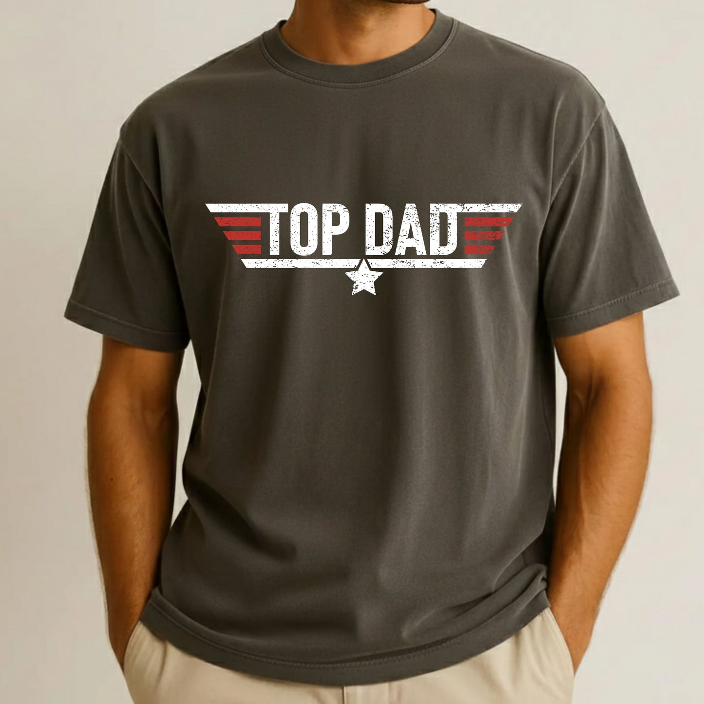 Top Dad Comfort Colors T Shirt