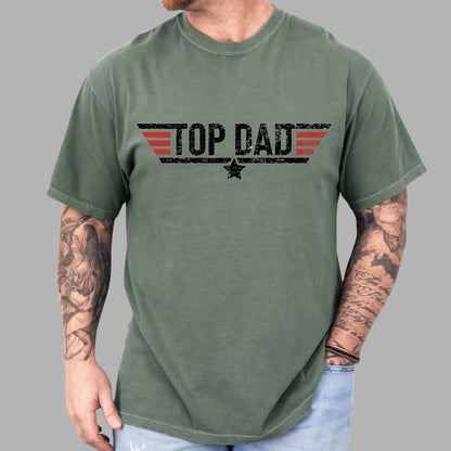 Top Dad Comfort Colors T Shirt