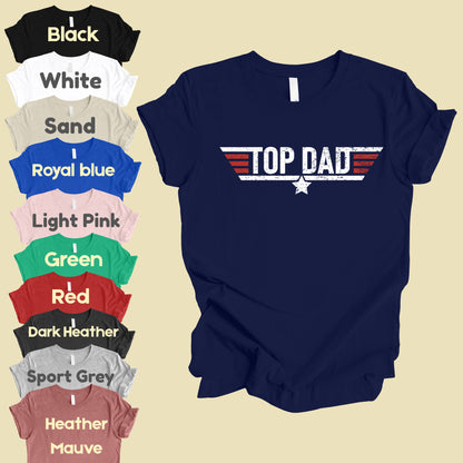 Top Dad Comfort Colors T Shirt