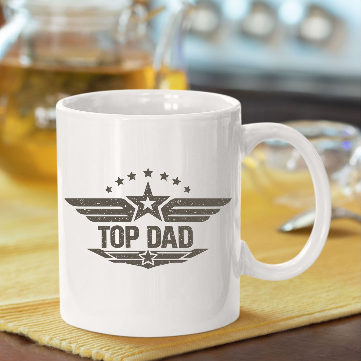 Top Dad DTF Transfer Ready to Press