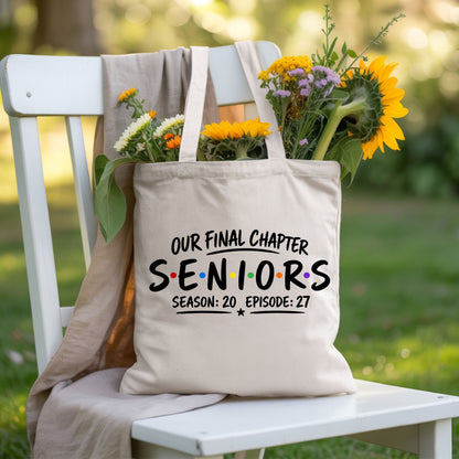 Seniors Our Final Chapter Class of 2027 T-Shirt, Friends Season 20 Episode 27 Graduation Tee
