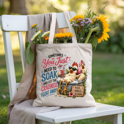 Funny Chicken Spa Day T-Shirt, Relaxing Chicken Sarcastic Quote Summer Comfort Color Tee