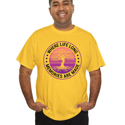Tree of Life T Shirt Family Reunion 2026 Tee Pink Purple Sunset Roots Shirt For Adult Youth Toddler Nature Lover Gift Matching Family Outfits Tees