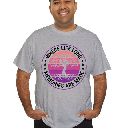 Tree of Life T Shirt Family Reunion 2026 Tee Pink Purple Sunset Roots Shirt For Adult Youth Toddler Nature Lover Gift Matching Family Outfits Tees