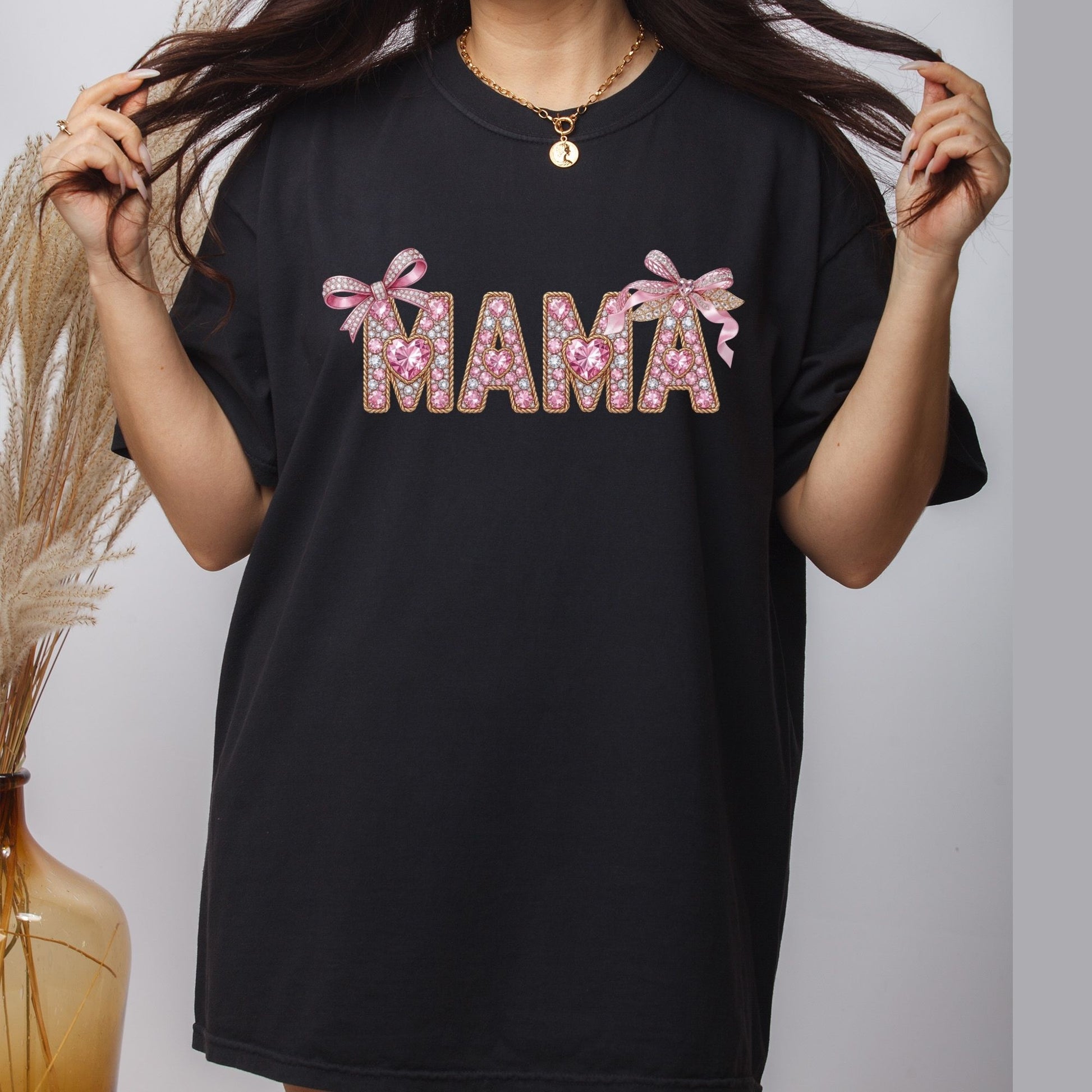 Trendy Mom DTF Transfer ready to Press Mother's Day Floral Heat Transfer for Shirts Mom UV Sticker Print Mommy Iron on Transfer