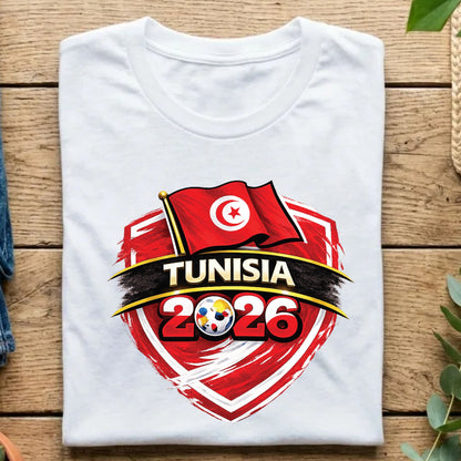 Tunisia 2026 World Cup T Shirt Soccer Supporter Tees