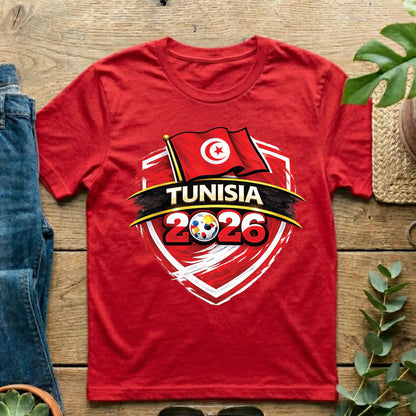 Tunisia 2026 World Cup T Shirt Soccer Supporter Tees