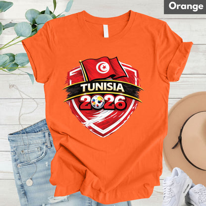 Tunisia 2026 World Cup T Shirt Soccer Supporter Tees