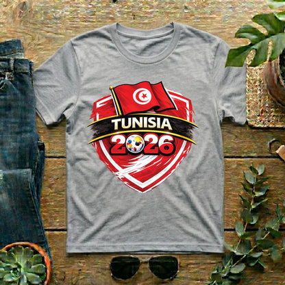 Tunisia 2026 World Cup T Shirt Soccer Supporter Tees