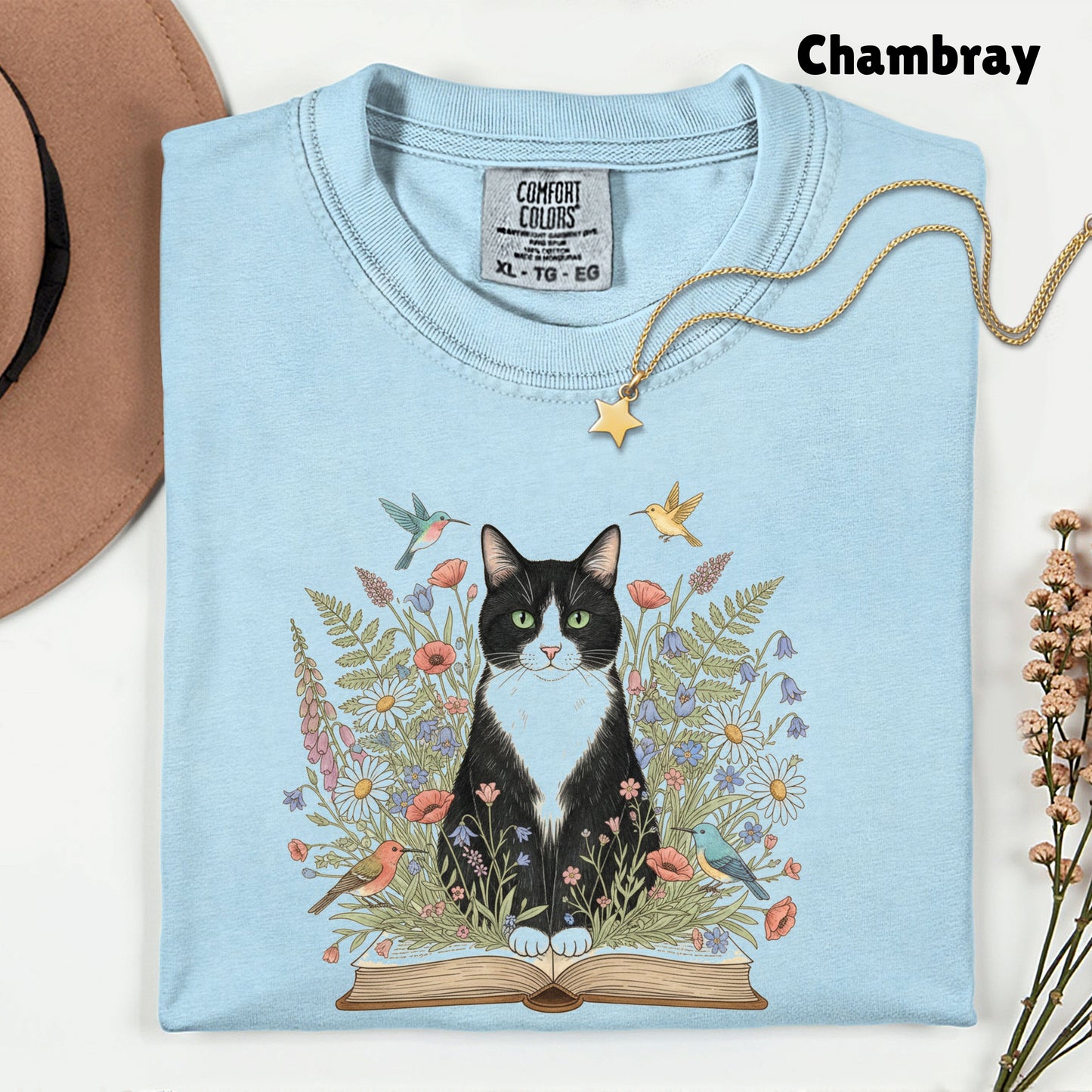 Tuxedo Cat Comfort Colors T Shirt