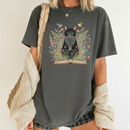 Tuxedo Cat Comfort Colors T Shirt