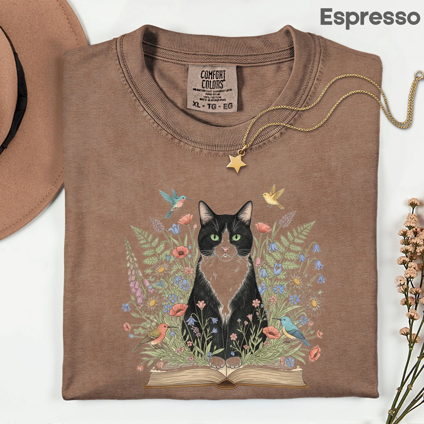 Tuxedo Cat Comfort Colors T Shirt