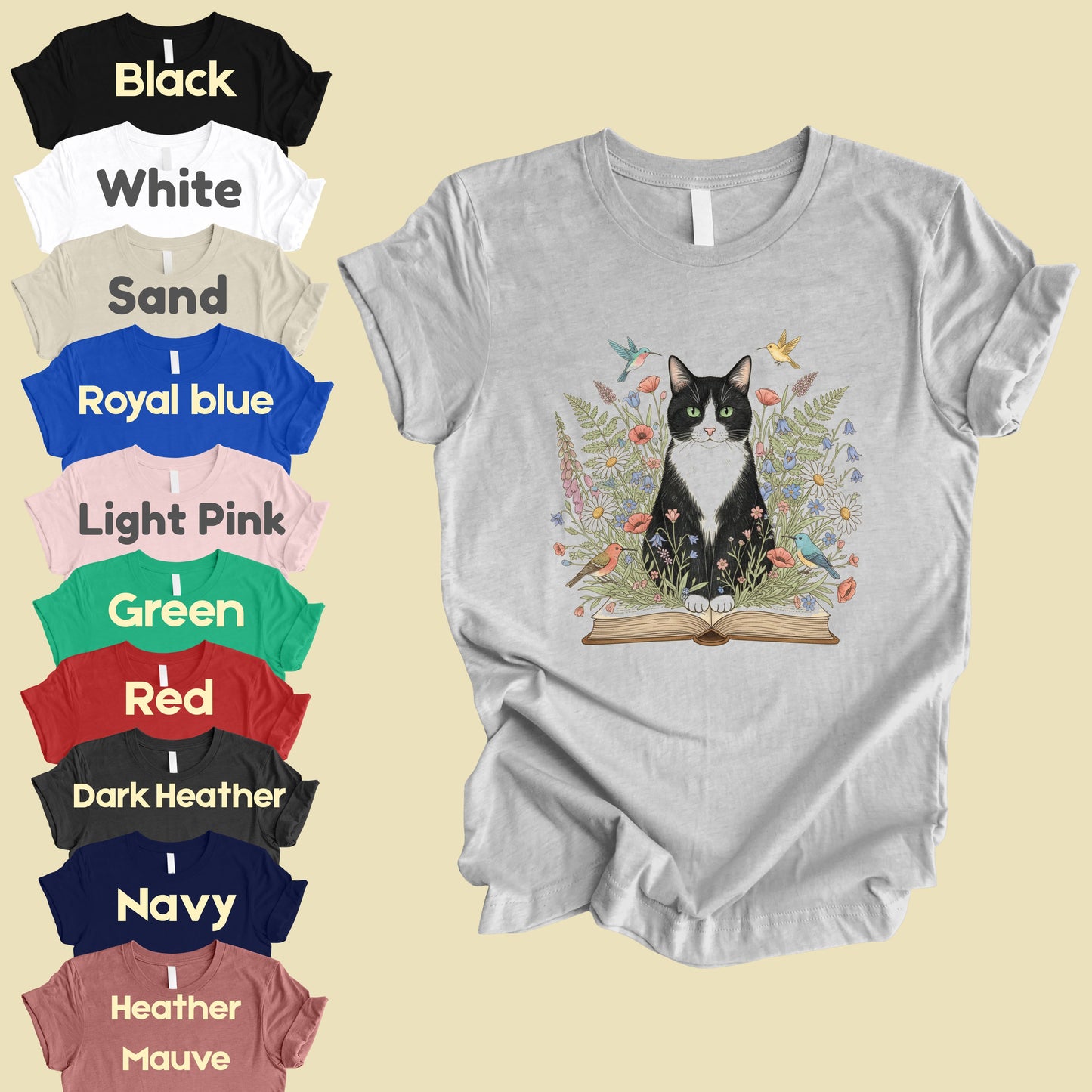 Tuxedo Cat Comfort Colors T Shirt