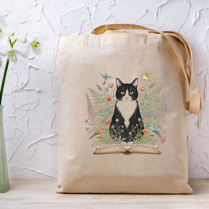 Tuxedo Cat DTF Transfer Ready to Press