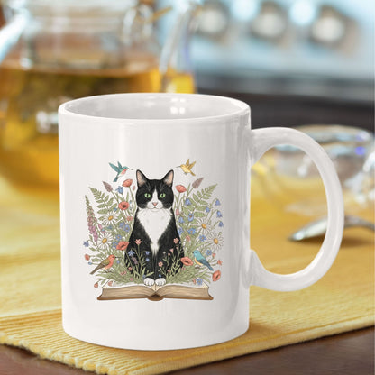 Tuxedo Cat DTF Transfer Ready to Press