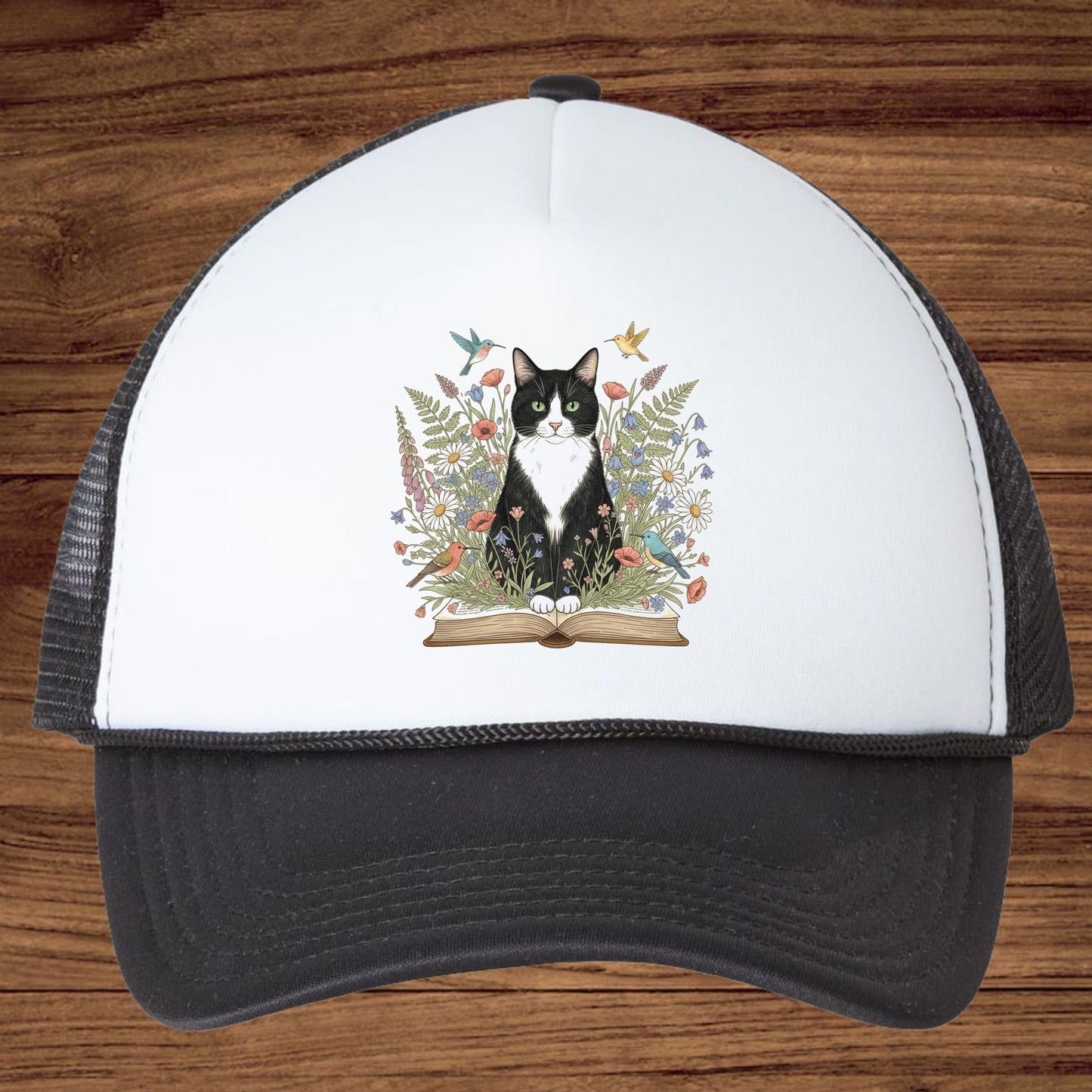 Tuxedo Cat DTF Transfer Ready to Press