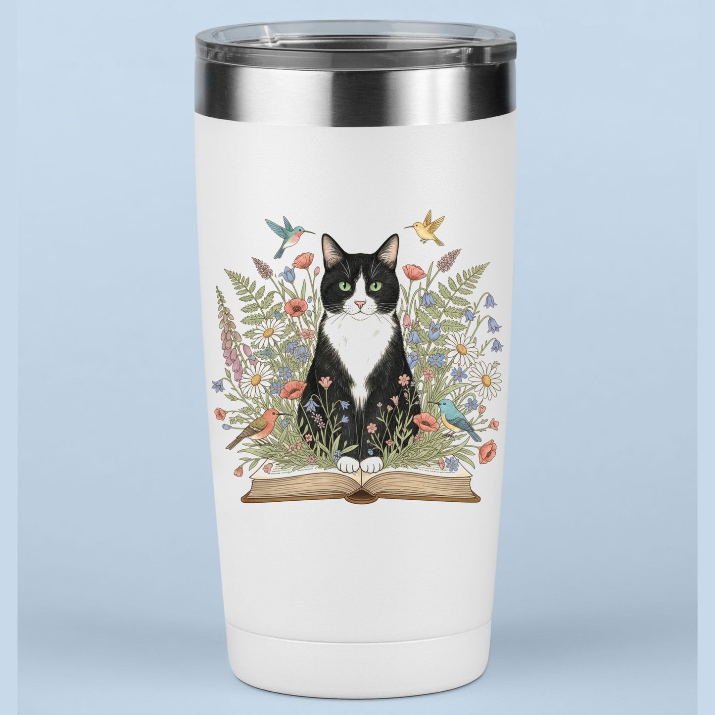Tuxedo Cat DTF Transfer Ready to Press