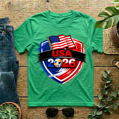 USA 2026 World Cup T Shirt Soccer Supporter Tees