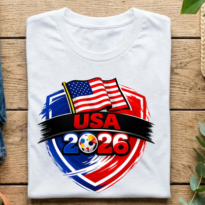 USA 2026 World Cup T Shirt Soccer Supporter Tees