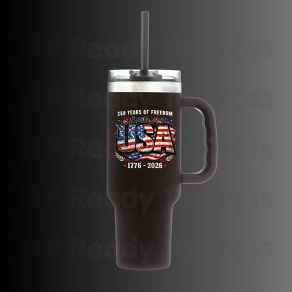 USA 250 Years DTF Transfer Ready to Press Retro Patriotic American Flag Heat Transfer For Shirts Independence Day UV Sticker Prints