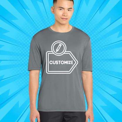 Custom Performance Shirts, Personalized Team T-Shirts with Company Logo, Workout Shirts for Men, Women & Youth, Design Your Own Shirt