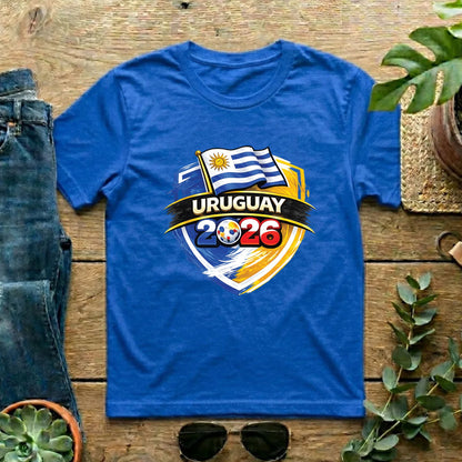 Uruguay World Cup T Shirt Soccer Supporter Tees