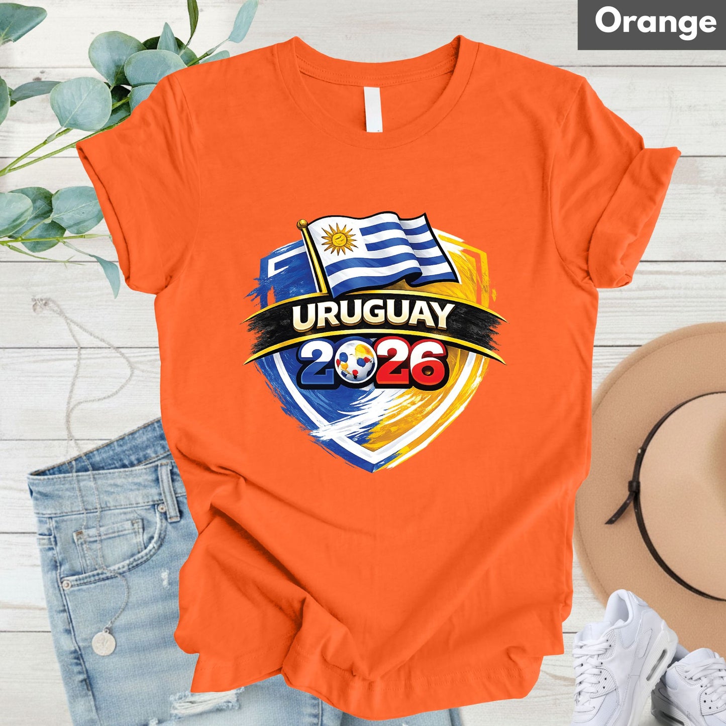 Uruguay World Cup T Shirt Soccer Supporter Tees