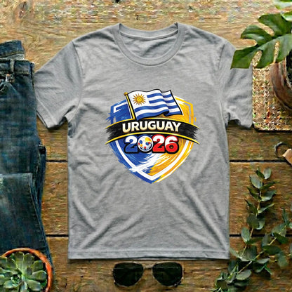 Uruguay World Cup T Shirt Soccer Supporter Tees