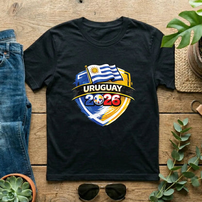 Uruguay World Cup T Shirt Soccer Supporter Tees