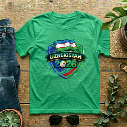 Uzbekistan World Cup T Shirt Soccer Supporter Tees