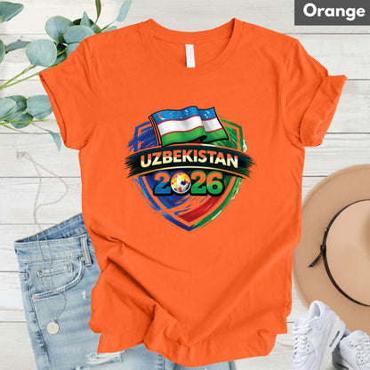 Uzbekistan World Cup T Shirt Soccer Supporter Tees