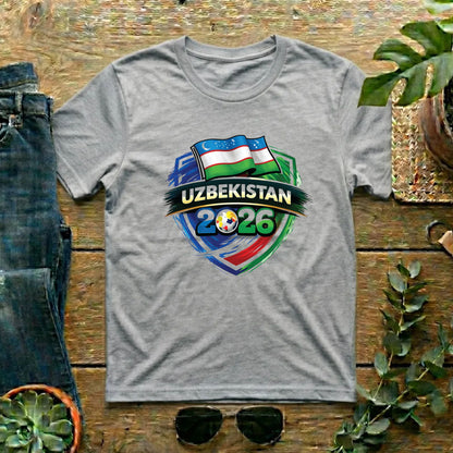 Uzbekistan World Cup T Shirt Soccer Supporter Tees
