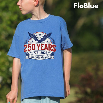 We The People 250 Years Comfort Colors T Shirts 1776 2026 Tee Semiquincentennial Patriotic Eagle Seal Emblem Shirt Fourth of July Gifts