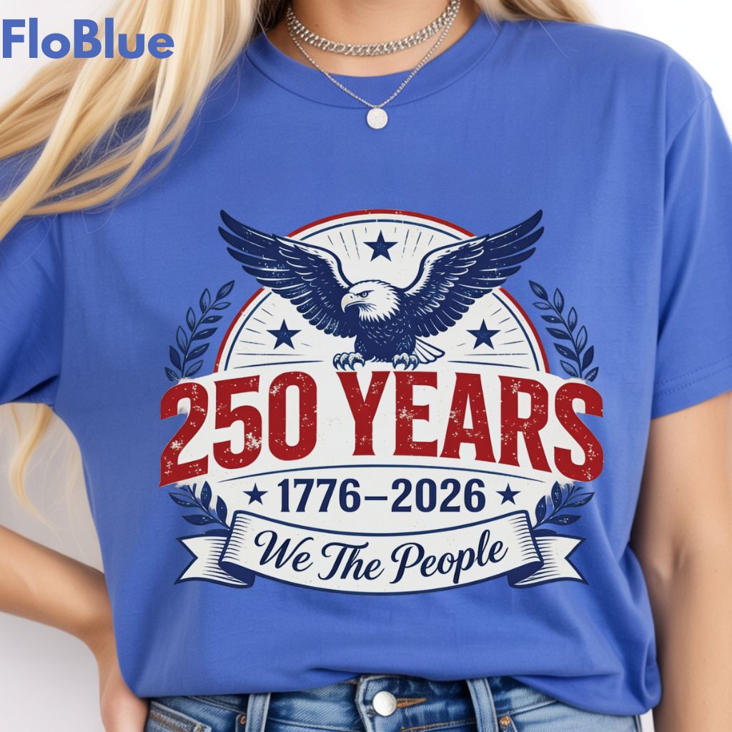 We The People 250 Years Comfort Colors T Shirts 1776 2026 Tee Semiquincentennial Patriotic Eagle Seal Emblem Shirt Fourth of July Gifts