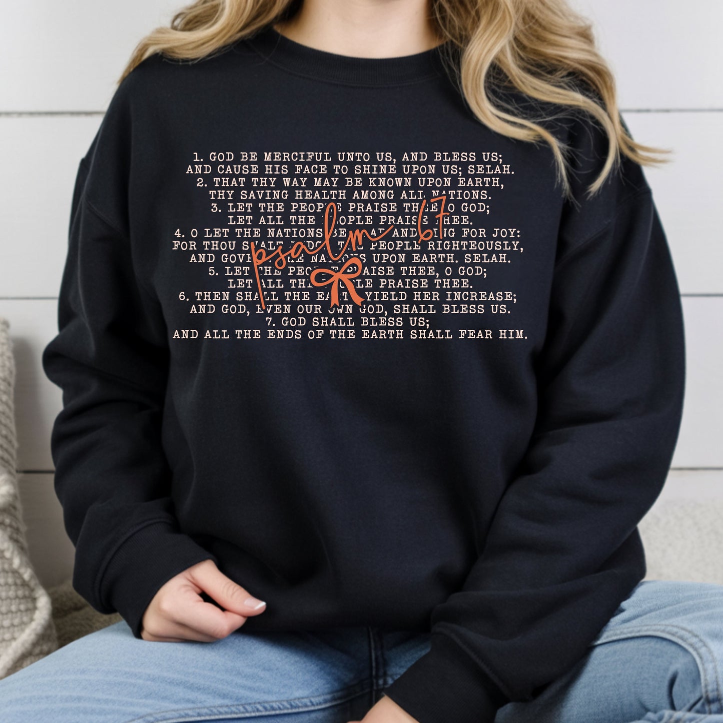 Western Psalm 67 Six Seven Comfort Colors T Shirt Coquette Christian Bible Verse Sweatshirt Faith Based Cowgirl Gift Shirts