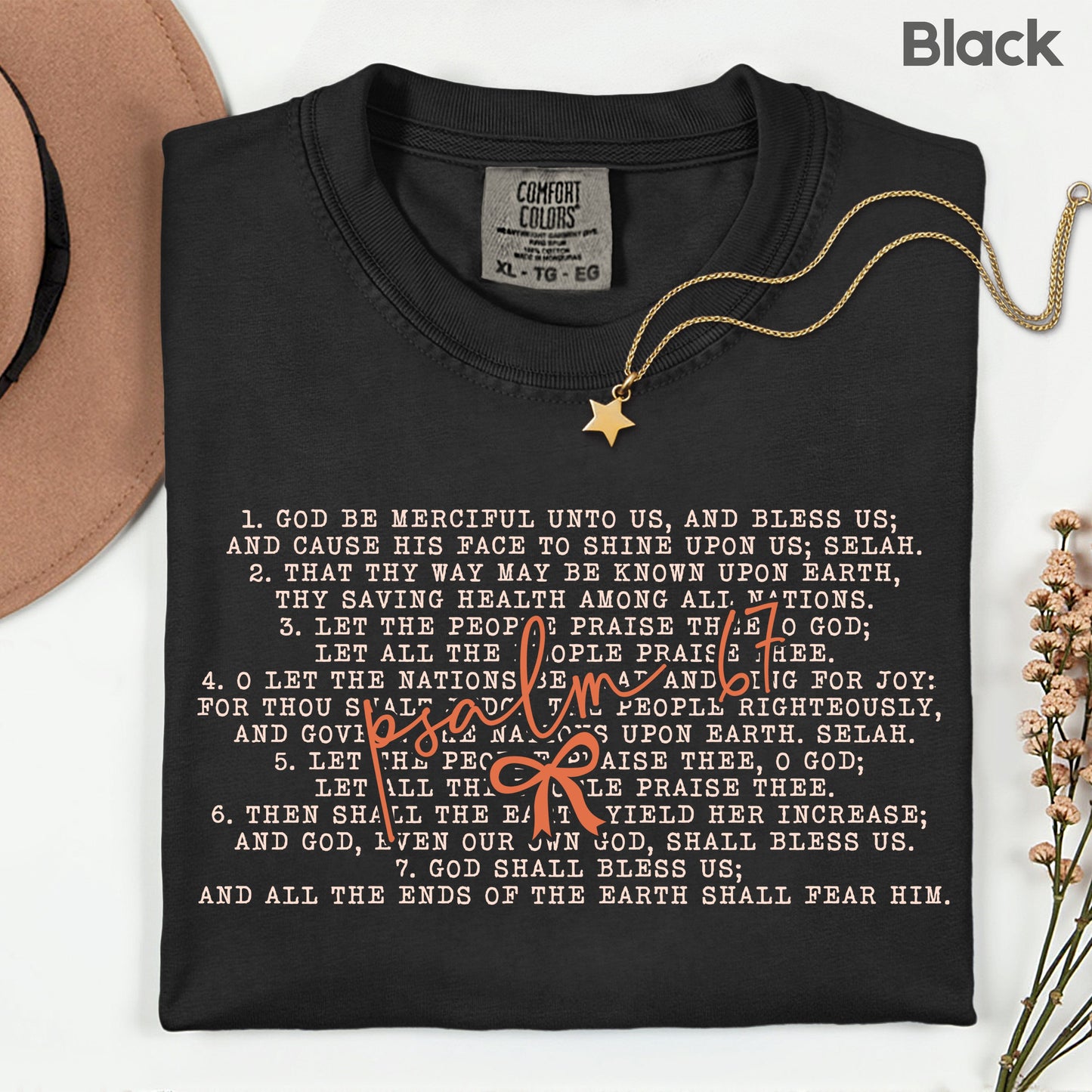 Western Psalm 67 Six Seven Comfort Colors T Shirt