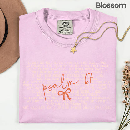 Western Psalm 67 Six Seven Comfort Colors T Shirt