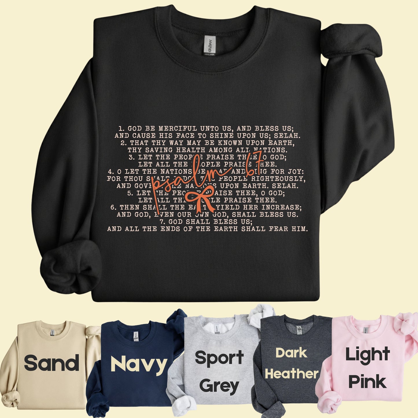 Western Psalm 67 Six Seven Comfort Colors T Shirt