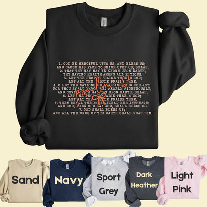 Western Psalm 67 Six Seven Comfort Colors T Shirt