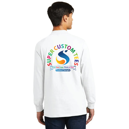 Port & Company PC61M - Unisex Essential Mock Turtleneck T Shirts