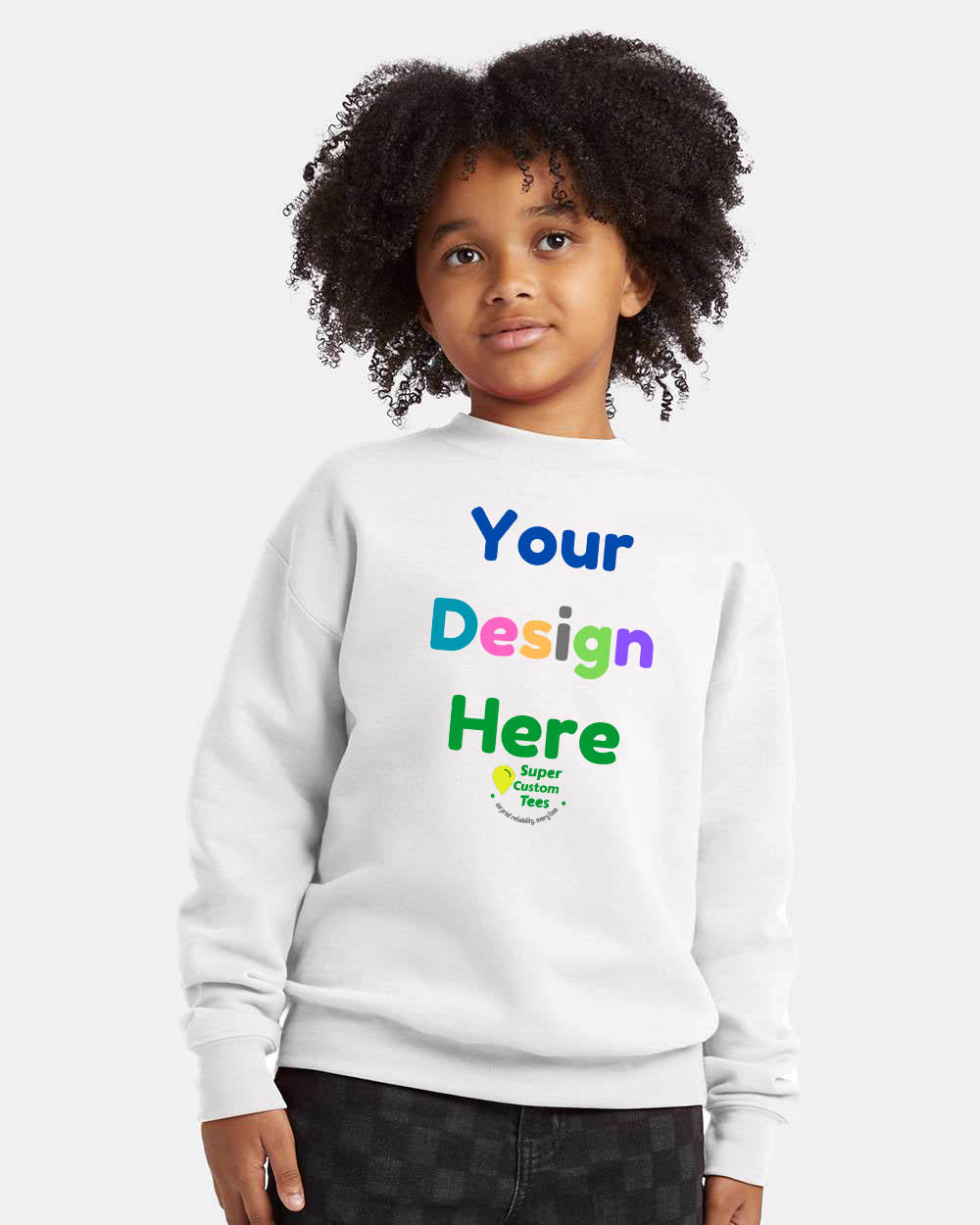 Hanes P360 - Youth EcoSmart Sweatshirt