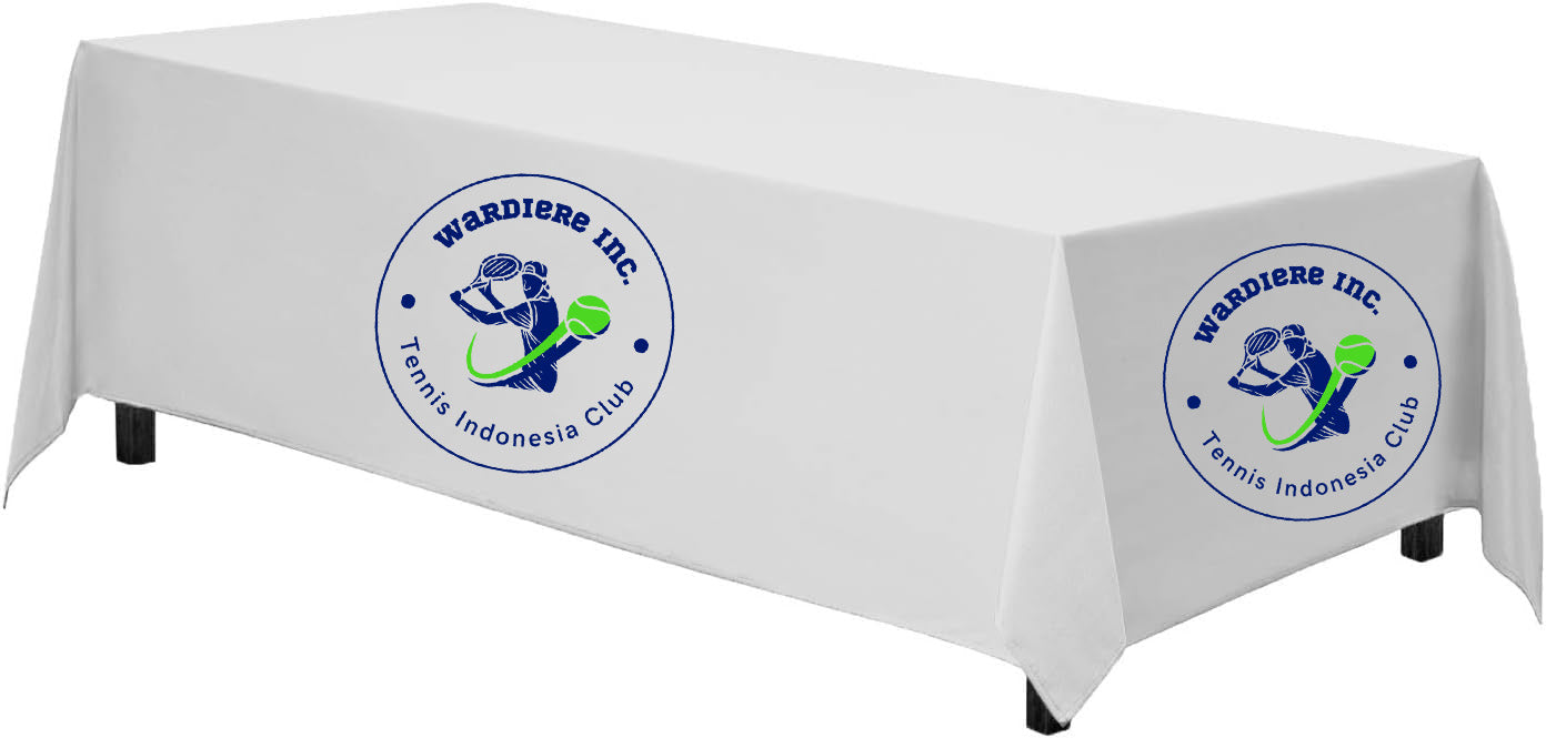 Custom Tablecloth Rectangle Style with Floor Length Drop
